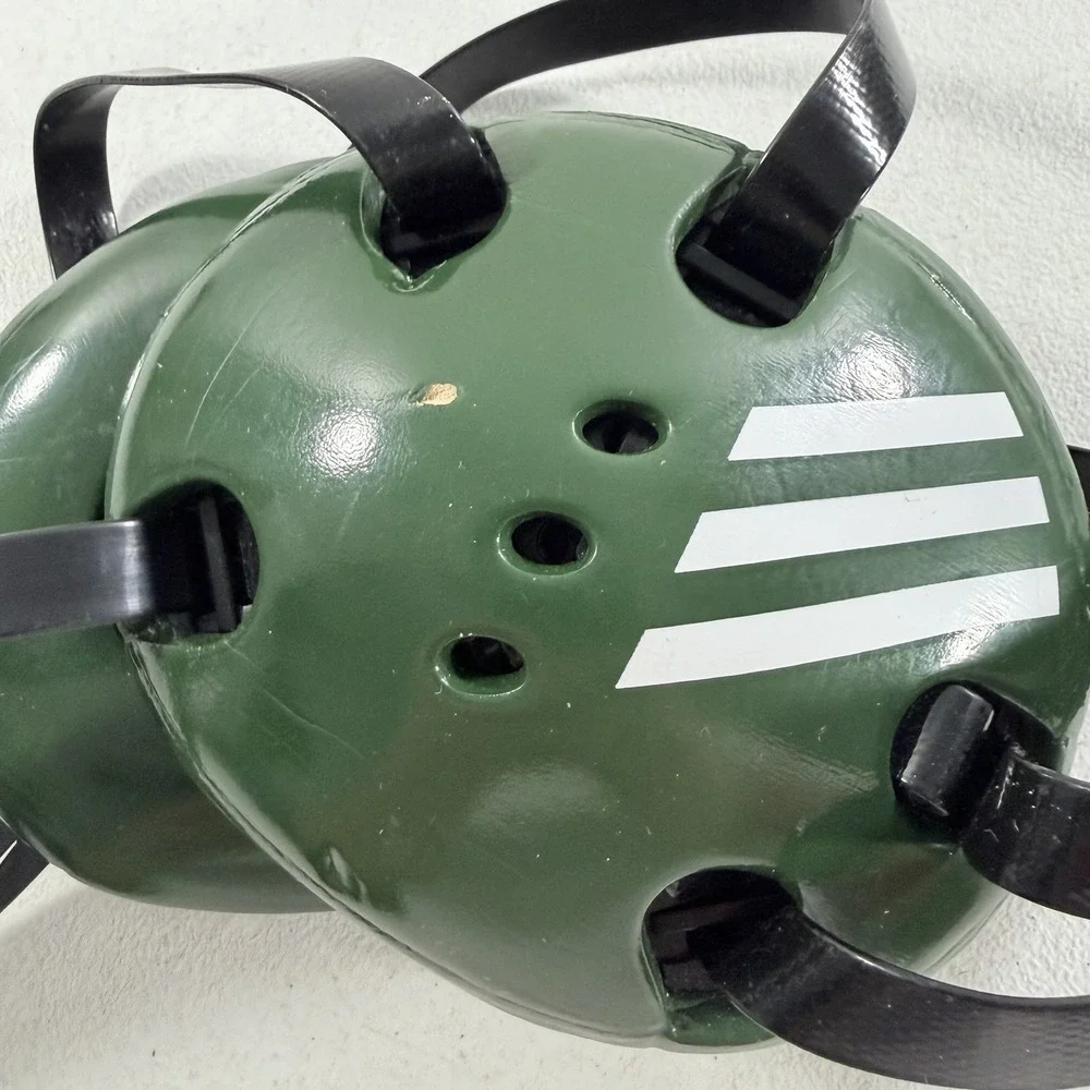 Adidas‎ Response Wrestling Ear Guard Headgear Green Adult Gear No Chin Strap Cup